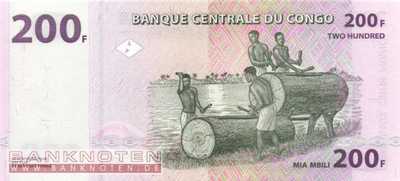 Congo, Democratic Republic - 200  Francs (#095_UNC)