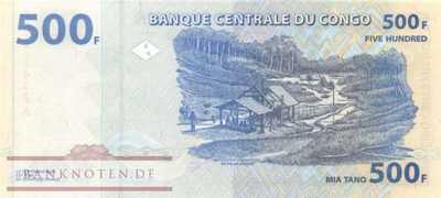 Congo, Democratic Republic - 500  Francs (#096a_UNC)