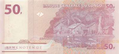 Kongo, Demokratische Republik - 50  Francs (#097_A-3_UNC)