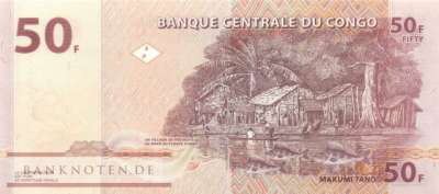 Kongo, Demokratische Republik - 50  Francs (#097_B_UNC)