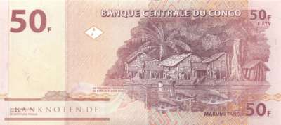 Congo, Democratic Republic - 50  Francs (#097b_UNC)