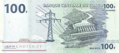 Kongo, Demokratische Republik - 100  Francs (#098a_UNC)