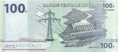 Congo, Democratic Republic - 100  Francs (#098b_UNC)