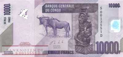 Congo, Democratic Republic - 10.000  Francs (#103b_UNC)