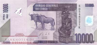 Congo, Democratic Republic - 10.000  Francs (#103c_UNC)