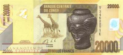 Congo, Democratic Republic - 20.000  Francs (#104c_UNC)