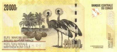 Kongo, Demokratische Republik - 20.000  Francs (#104d_UNC)