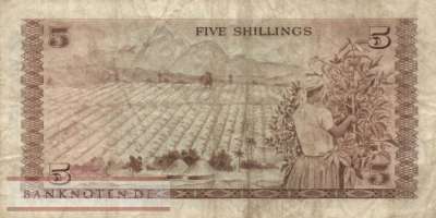Kenia - 5  Shillings (#006c_F)