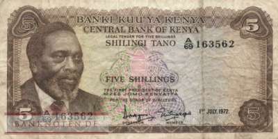 Kenia - 5  Shillings (#006c_F)