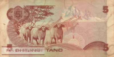 Kenia - 5  Shillings (#019b_F)