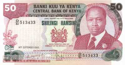 Kenia - 50 Shillings (#022c_UNC)