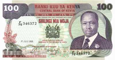 Kenya - 100  Shillings (#023f_UNC)