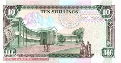 Kenia - 10  Shillings (#024a_UNC)