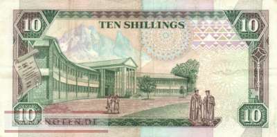 Kenya - 10  Shillings (#024a_VF)