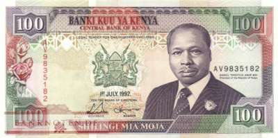 Kenya - 100  Shillings (#027e_UNC)