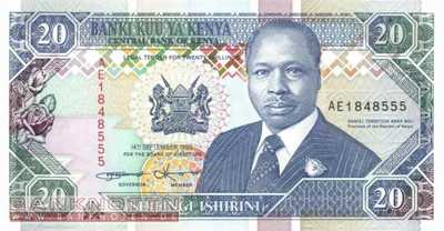 Kenya - 20  Shillings (#031a_UNC)