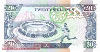 Kenya - 20  Shillings (#031b_UNC)