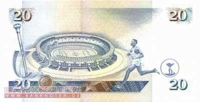 Kenia - 20  Shillings (#032_UNC)