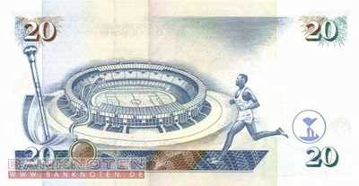 Kenia - 20  Shillings (#035a2_UNC)