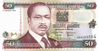 Kenia - 50  Shillings (#036a2_UNC)