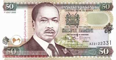 Kenya - 50  Shillings (#036g_UNC)