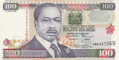 Kenia - 100  Shillings (#037d_XF)