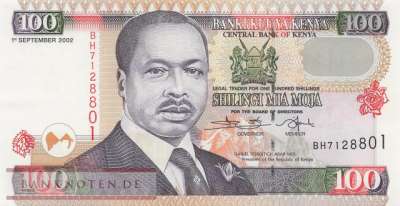 Kenia - 100  Shillings (#037h_UNC)