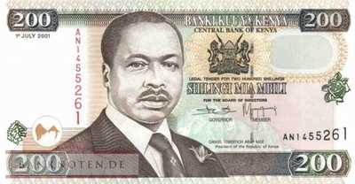Kenya - 200  Shillings (#038f-1_UNC)