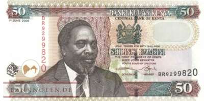 Kenia - 50  Shillings (#047a_UNC)