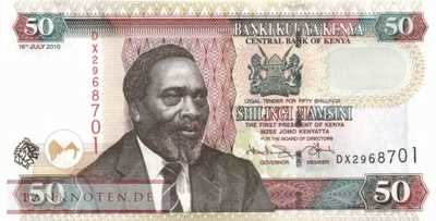 Kenya - 50  Shillings (#047e_UNC)
