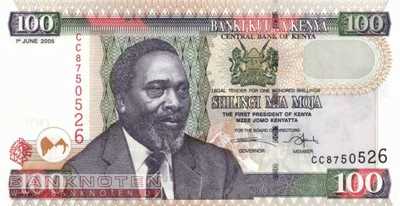 Kenia - 100  Shillings (#048a_UNC)