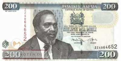 Kenya - 200  Shillings - Replacement (#049eR_UNC)