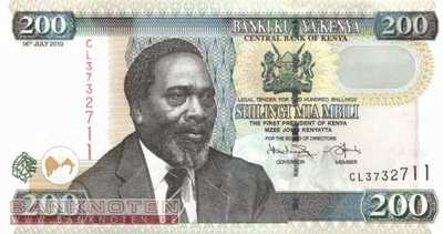 Kenia - 200  Shillings (#049e_UNC)