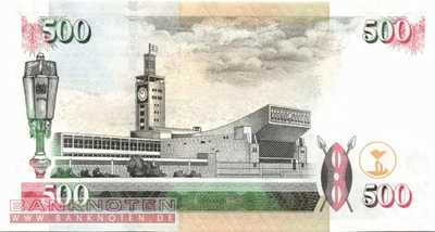 Kenya - 500  Shillings (#050a_UNC)