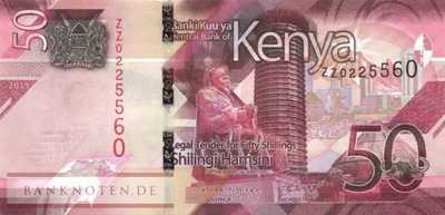 Kenia - 50  Shillings - Ersatzbanknote (#052aR_UNC)