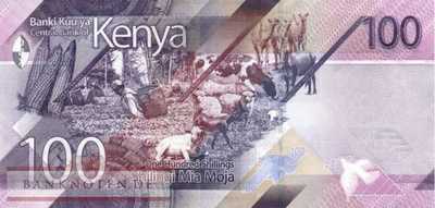 Kenia - 100  Shillings (#053a_UNC)