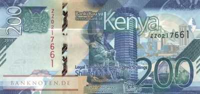Kenya - 200  Shillings - Replacement (#054aR_UNC)
