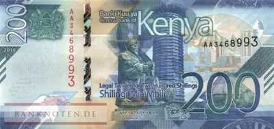 Kenia - 200  Shillings (#054a_UNC)