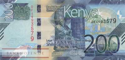Kenia - 200  Shillings (#054b_UNC)