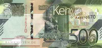Kenia - 500  Shillings (#055a_UNC)