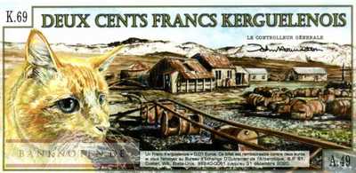 Kerguelen - 200  Francs - private issue (#A2b_UNC)