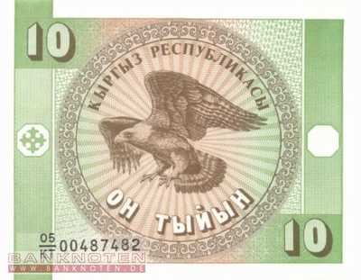 Kyrgyzstan - 10  Tyiyn (#002b-05_UNC)