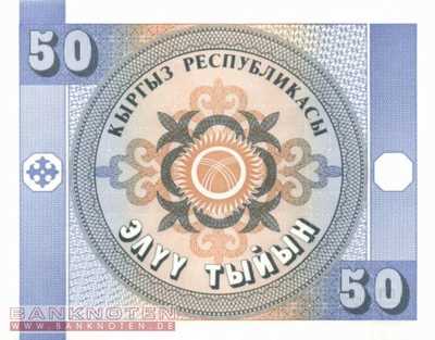 Kyrgyzstan - 50  Tyiyn (#003b-01_UNC)