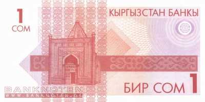 Kyrgyzstan - 1  Som (#004_UNC)