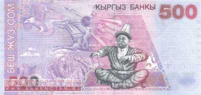 Kirgistan - 500  Som (#017_UNC)