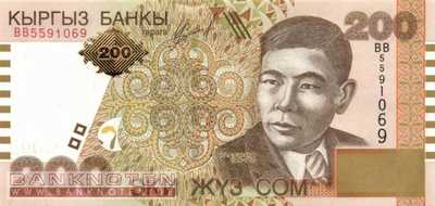 Kirgistan - 200  Som (#022_UNC)