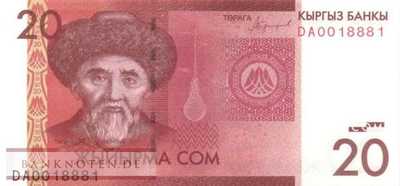 Kyrgyzstan - 20  Som (#024b_UNC)