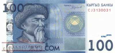 Kyrgyzstan - 100  Som (#026b_UNC)