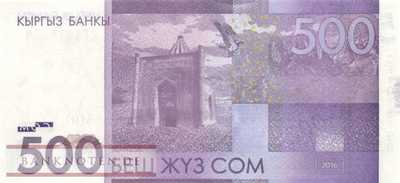 Kyrgyzstan - 500  Som (#028b_UNC)