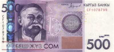 Kyrgyzstan - 500  Som (#028b_UNC)
